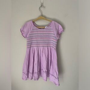 Baby Gap Vintage Embroidered Lilac Dress Size 18-24 Months